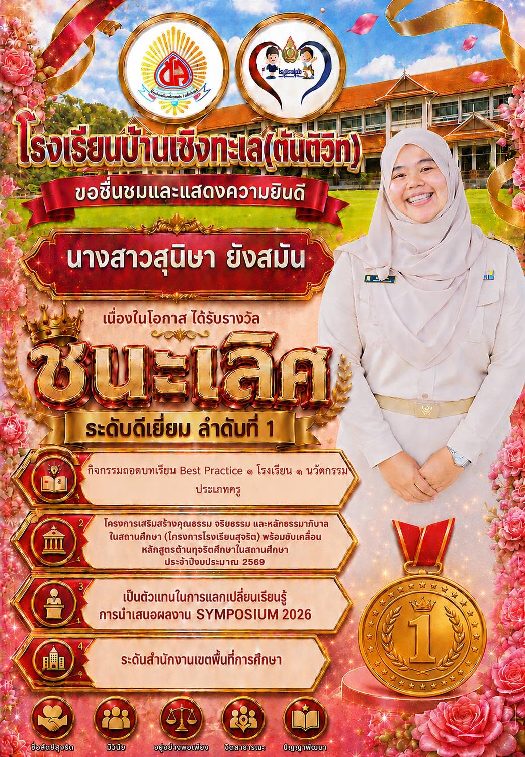 กิจกรรมถอดบทเรียน Best Practice “1 โรงเรียน 1 นวัตกรรม” ประเภทครู
